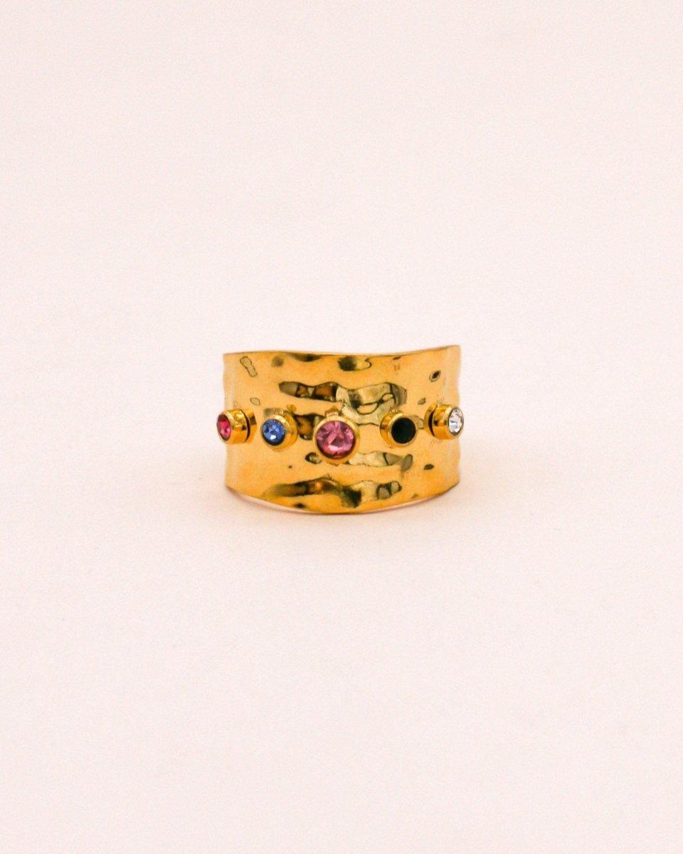 Sonstige - KYRA Ring - ROSA ECK - Gold, ,