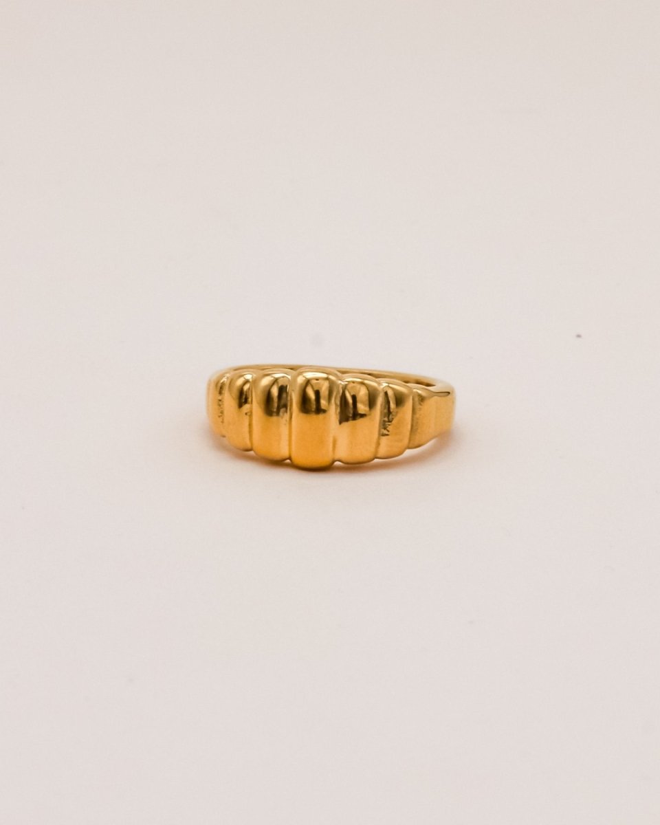 Sonstige - LINN Ring - ROSA ECK - Gold, ,