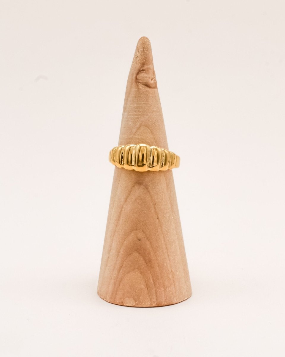 Sonstige - LINN Ring - ROSA ECK - Gold, ,