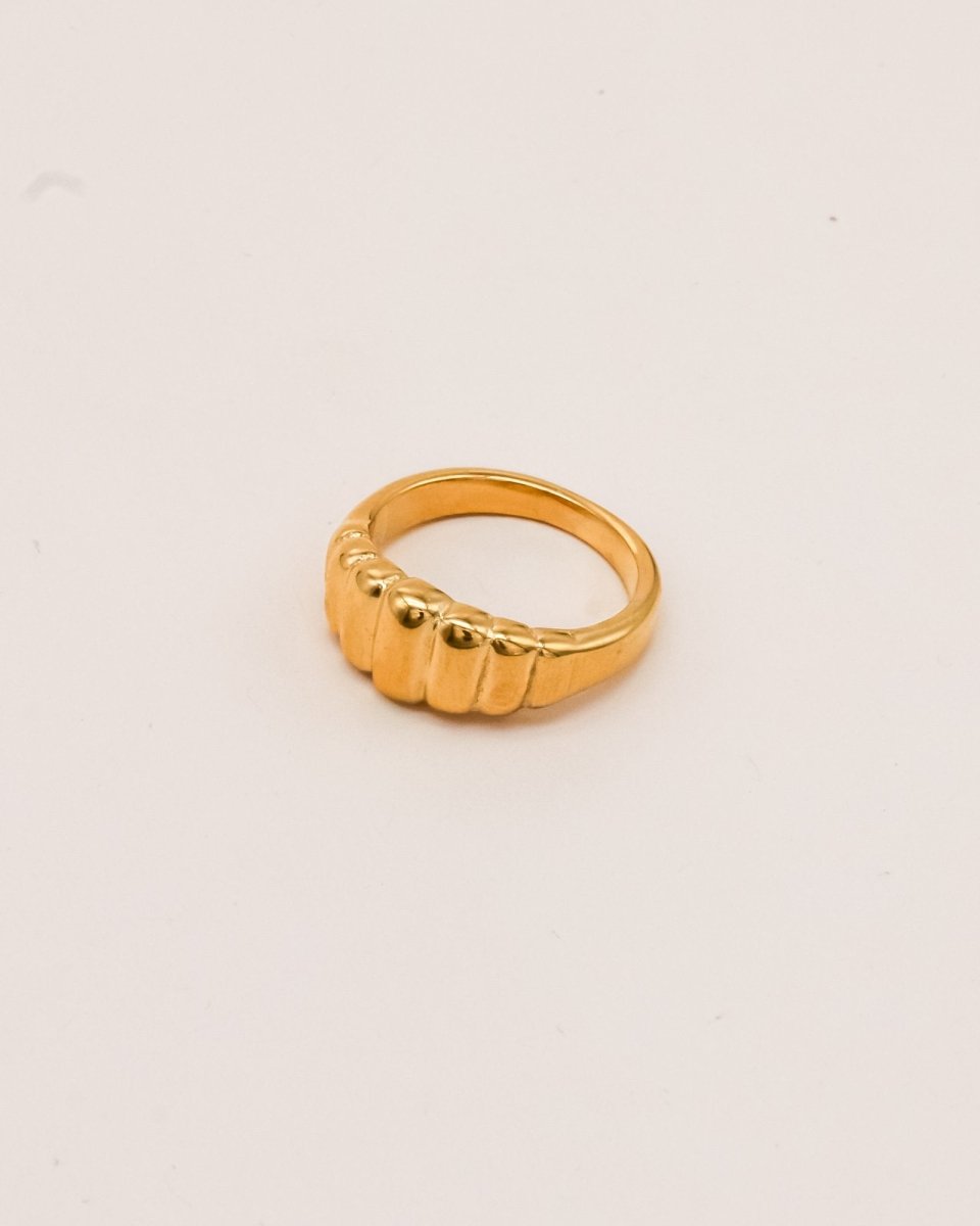 Sonstige - LINN Ring - ROSA ECK - Gold, ,