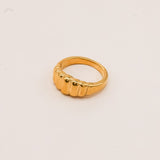 Sonstige - LINN Ring - ROSA ECK - Gold, ,