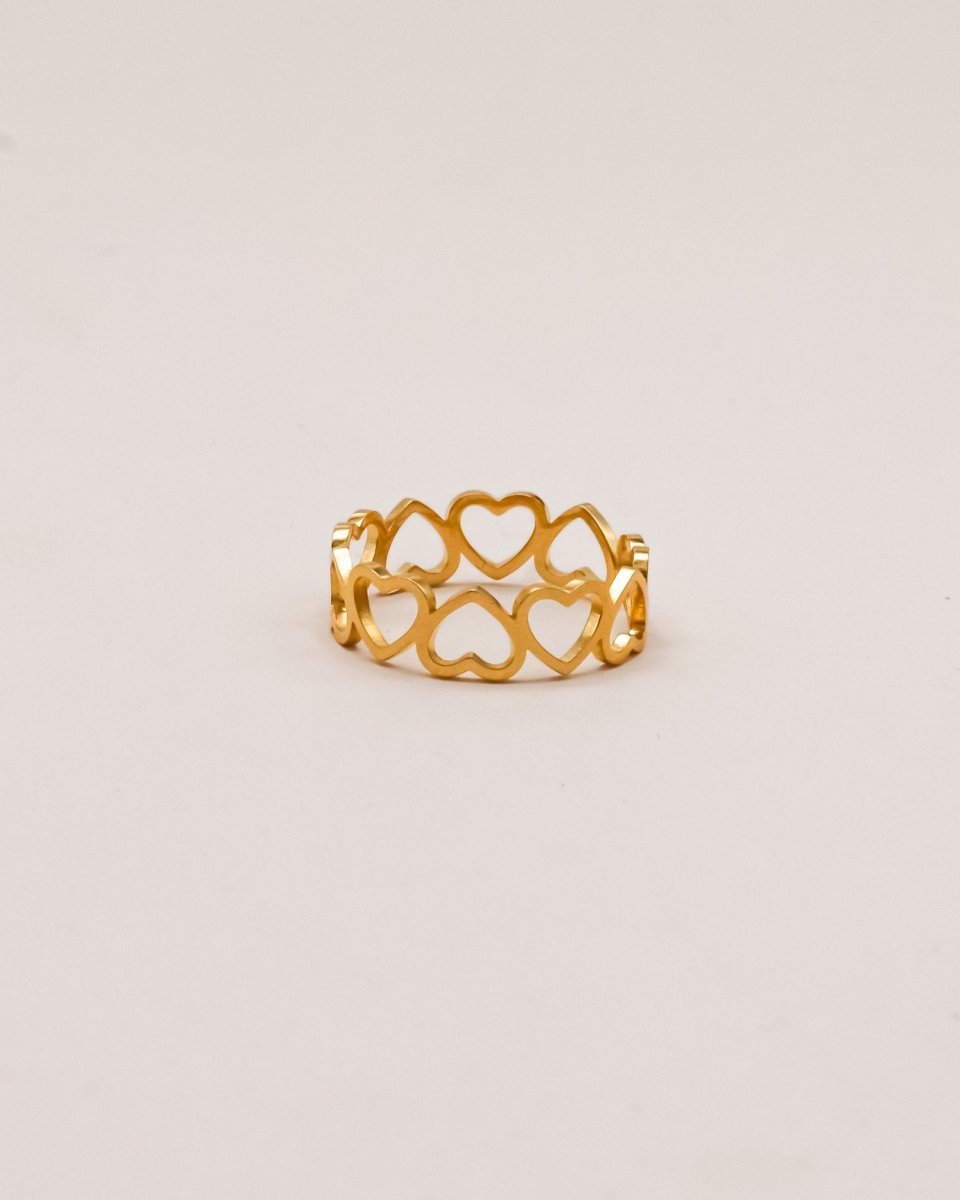 Sonstige - LOVING Ring - ROSA ECK - Gold, ,