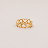 Sonstige - LOVING Ring - ROSA ECK - Gold, ,