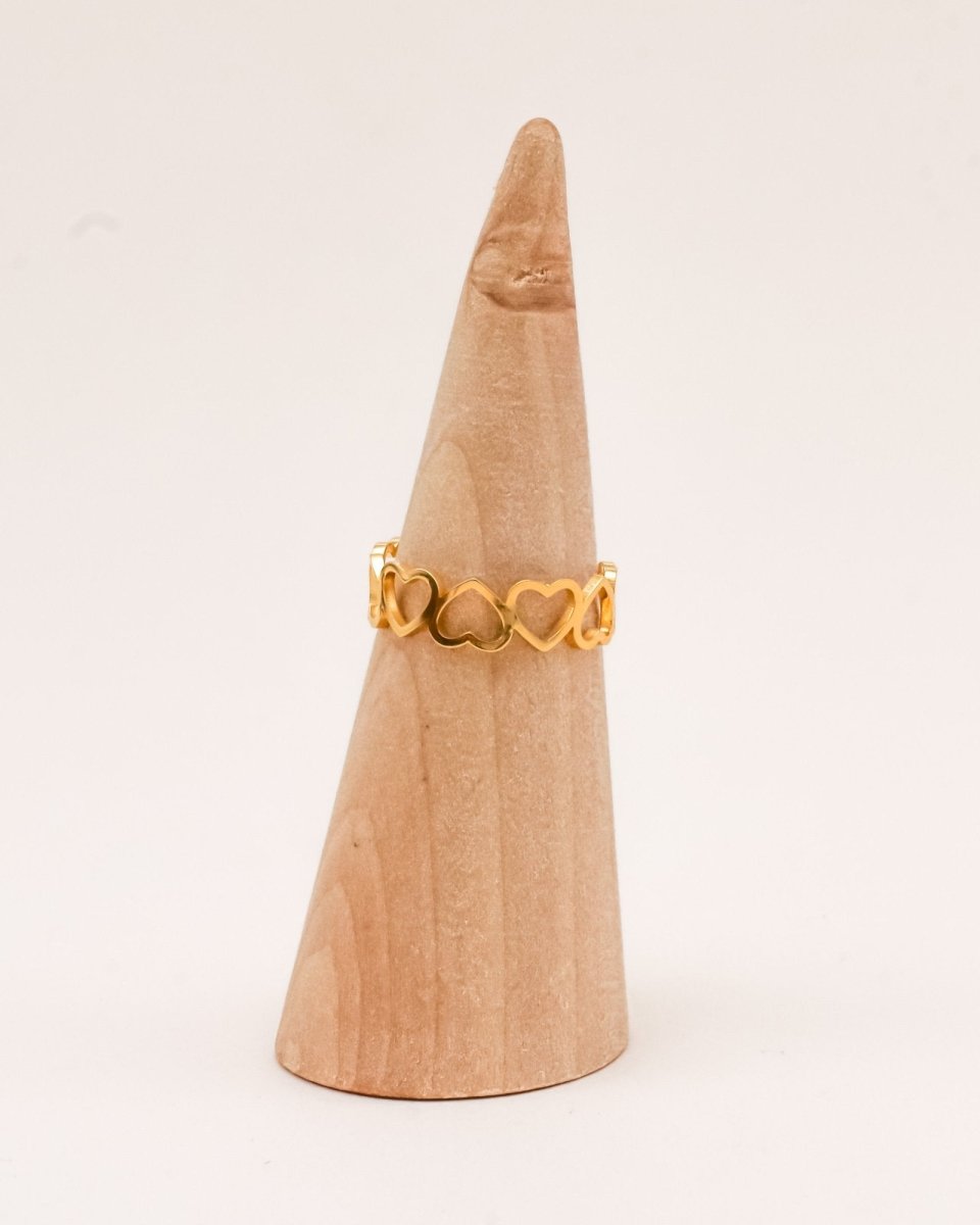Sonstige - LOVING Ring - ROSA ECK - Gold, ,