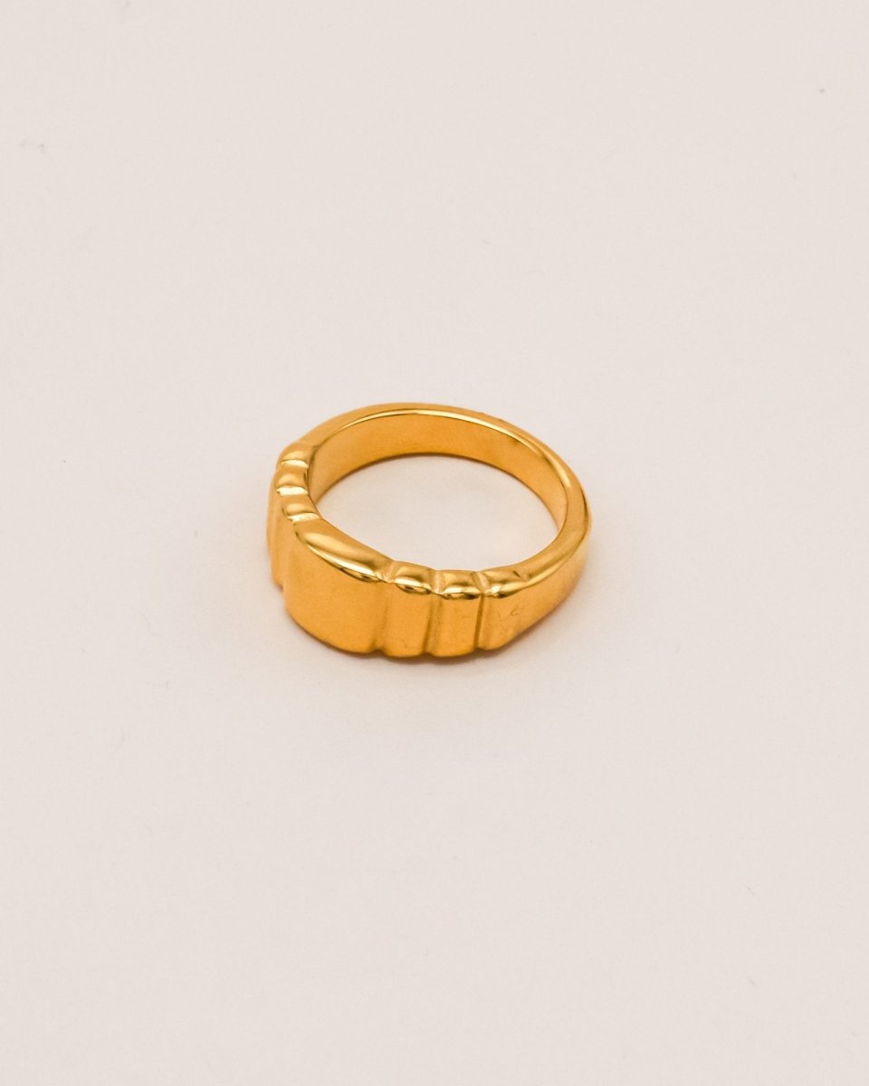 Sonstige - NIKI Ring - ROSA ECK - Gold, ,