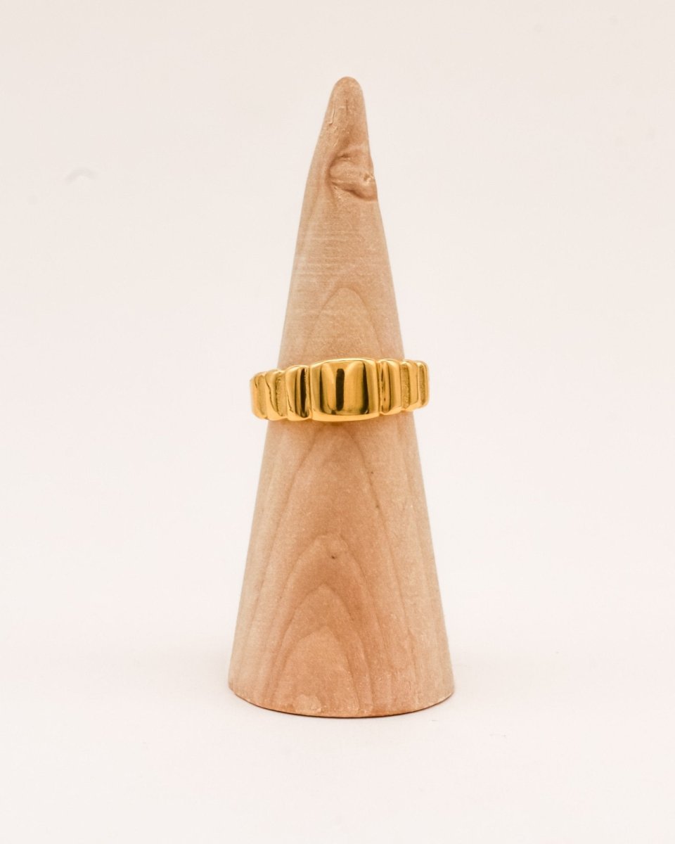 Sonstige - NIKI Ring - ROSA ECK - Gold, ,