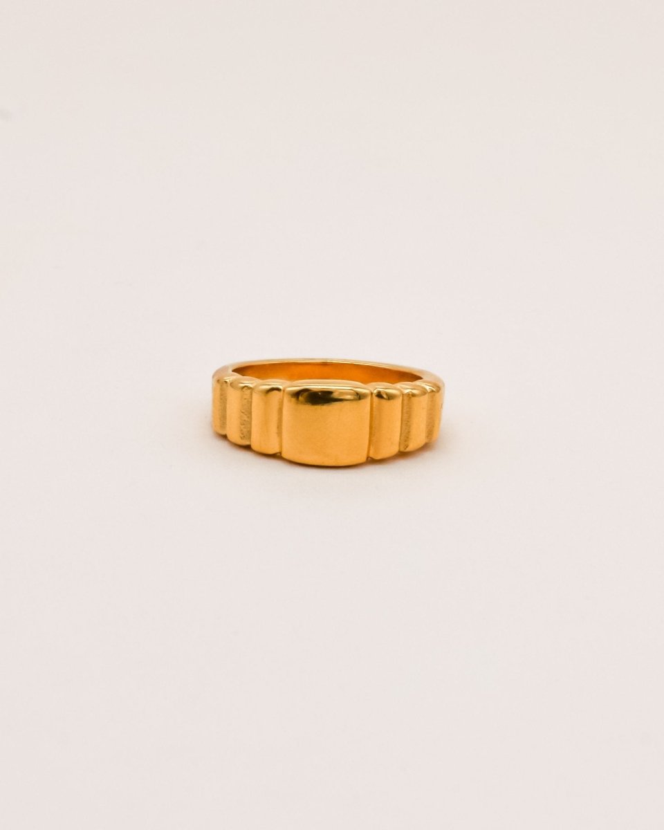 Sonstige - NIKI Ring - ROSA ECK - Gold, ,