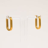 Sonstige - OVAL Hoops - ROSA ECK - Gold, ,