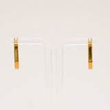 Sonstige - OVAL Hoops - ROSA ECK - Gold, ,