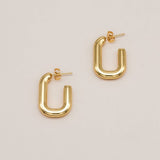 Sonstige - RETRO Earrings - ROSA ECK - Gold, ,