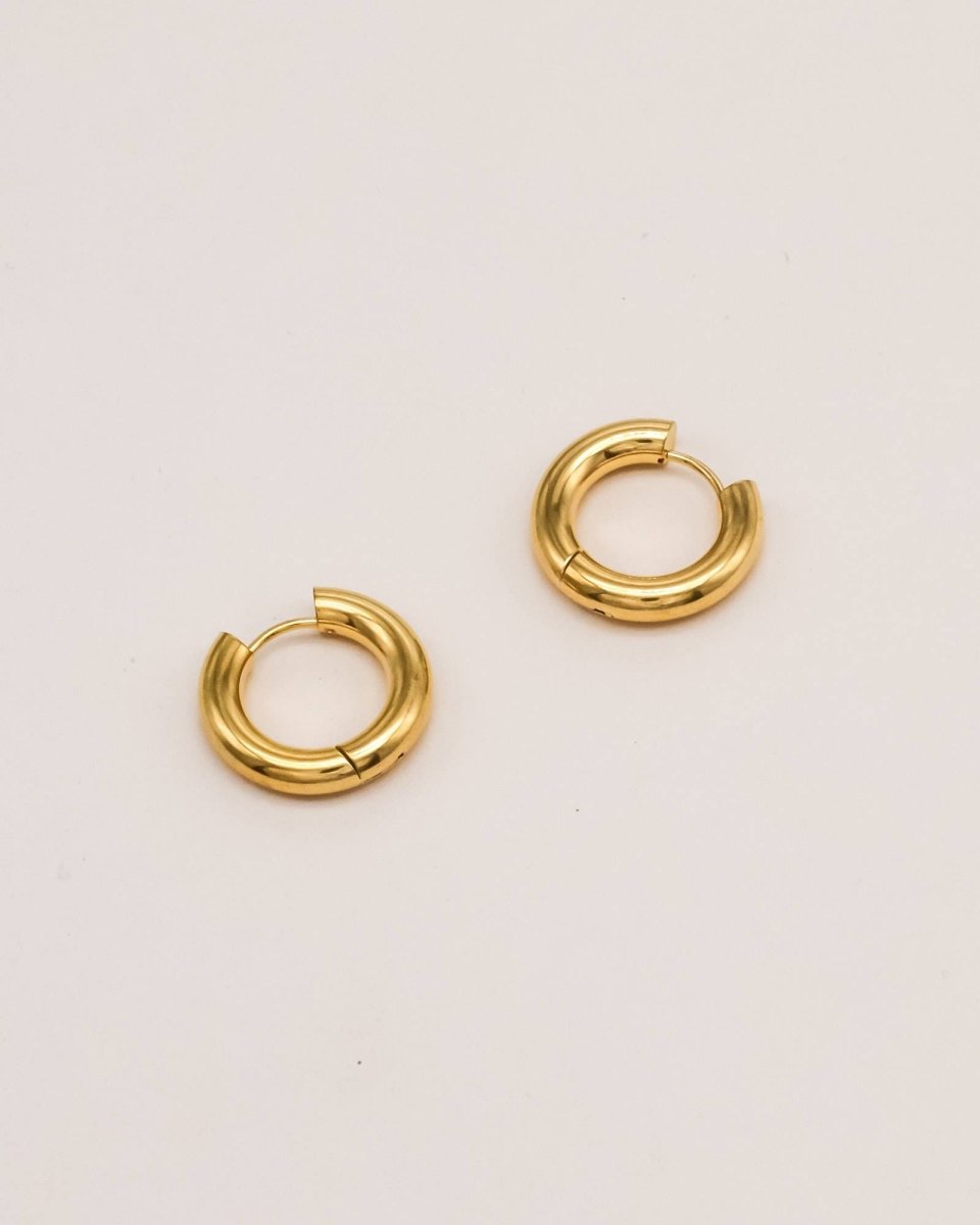 Sonstige - SIMPLE Hoops - ROSA ECK - Gold, ,