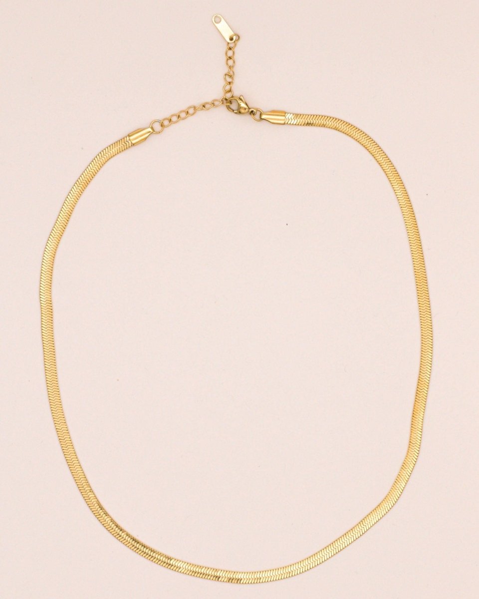 Sonstige - SNAKE Necklace - ROSA ECK - Gold, ,