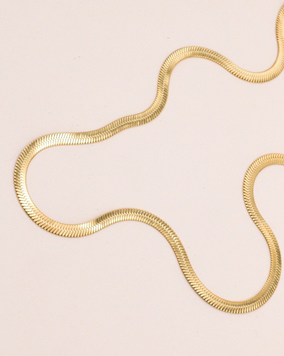 Sonstige - SNAKE Necklace - ROSA ECK - Gold, ,