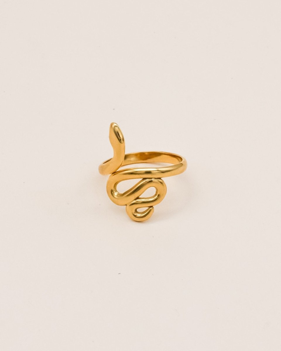 Sonstige - SNAKE Ring - ROSA ECK - Gold, ,