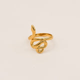 Sonstige - SNAKE Ring - ROSA ECK - Gold, ,