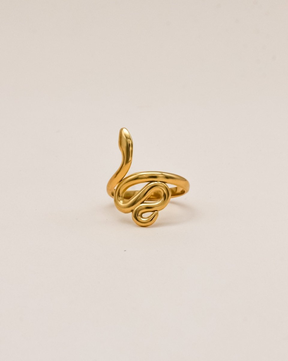 Sonstige - SNAKE Ring - ROSA ECK - Gold, ,