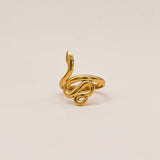 Sonstige - SNAKE Ring - ROSA ECK - Gold, ,
