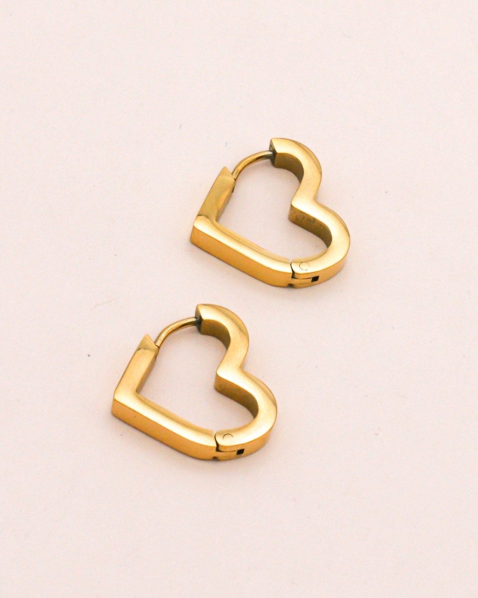 Sonstige - SWEETHEART Hoops - ROSA ECK - Gold, ,