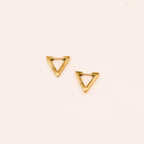 Sonstige - TRIANGLE Hoops - ROSA ECK - Gold, ,