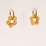 Sonstige - YELLOW CERAMIC FLOWER Hoops - ROSA ECK - Gold, ,