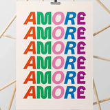 studio ciao - AMORE Plakat (A3) - Poster - ROSA ECK Concept Store