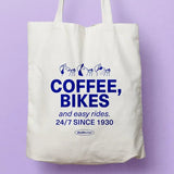 studio ciao - COFFEE, BIKES and easy rides Jutebeutel - Tasche - ROSA ECK Concept Store