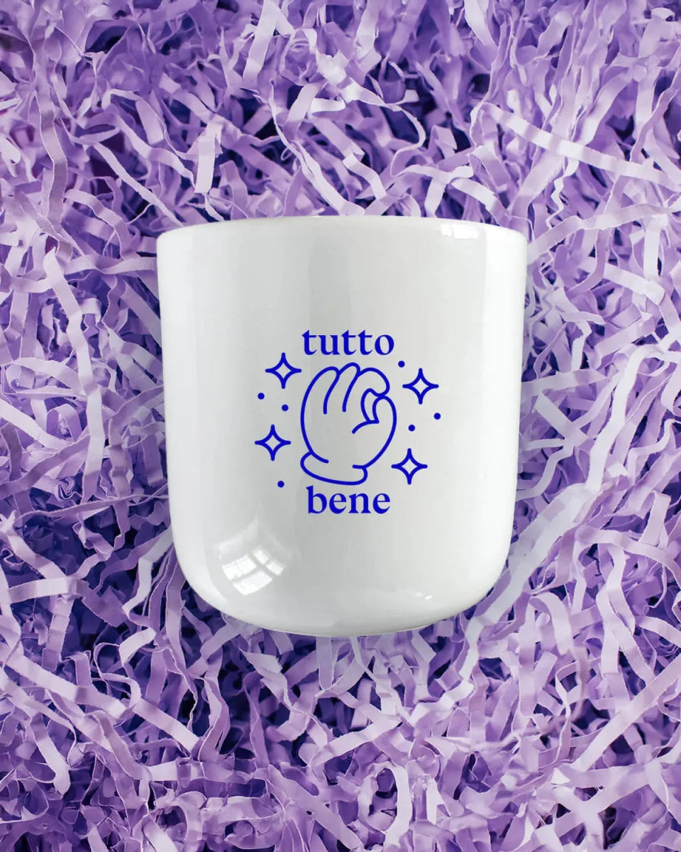 studio ciao - TUTTO BENE Porzellanbecher - Kaffee - und Teetasse - ROSA ECK Concept Store