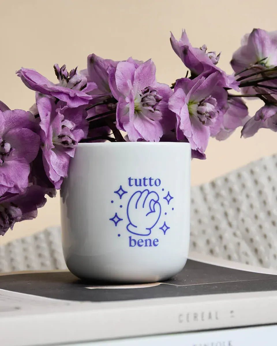 studio ciao - TUTTO BENE Porzellanbecher - Kaffee - und Teetasse - ROSA ECK Concept Store