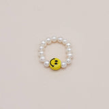 Studio Toto Nono - HAPPY PEARLS Ring - ROSA ECK - , ,