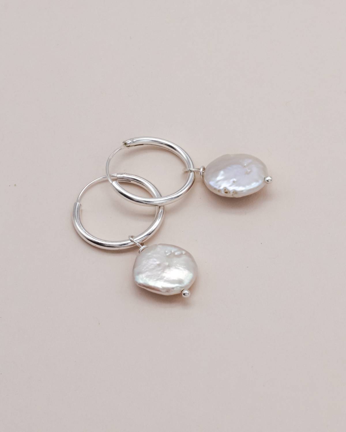 Studio Toto Nono - MATTI Creolen - ROSA ECK - Silber, ,