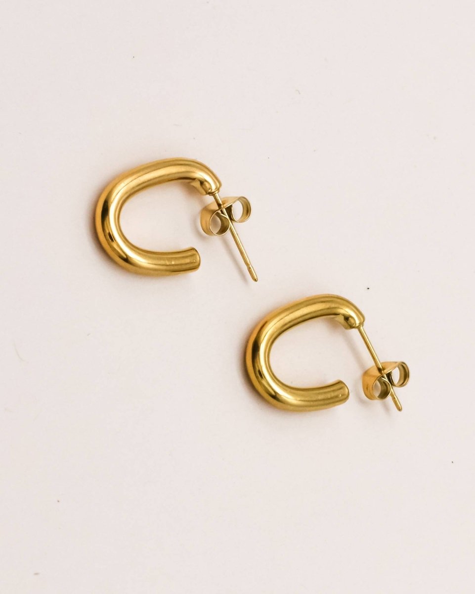 Studio Toto Nono - OVAL SIMPLE X GOLDEN DISCO Set - ROSA ECK - Gold, ,