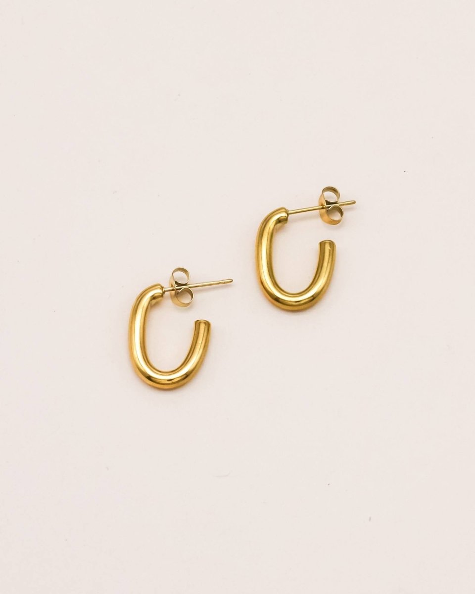 Studio Toto Nono - OVAL SIMPLE X GOLDEN DISCO Set - ROSA ECK - Gold, ,