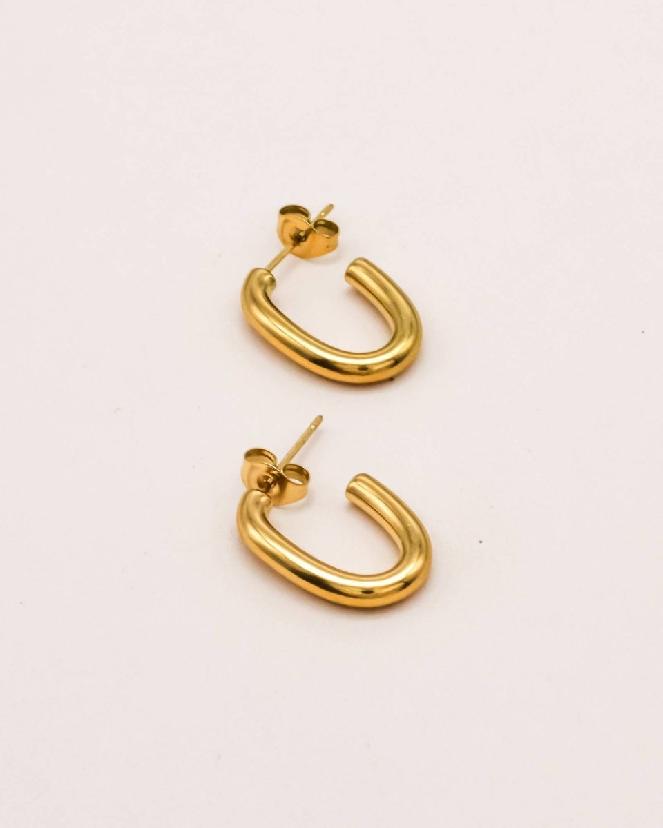 Studio Toto Nono - OVAL SIMPLE X GOLDEN DISCO Set - ROSA ECK - Gold, ,