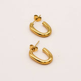 Studio Toto Nono - OVAL SIMPLE X GOLDEN DISCO Set - ROSA ECK - Gold, ,