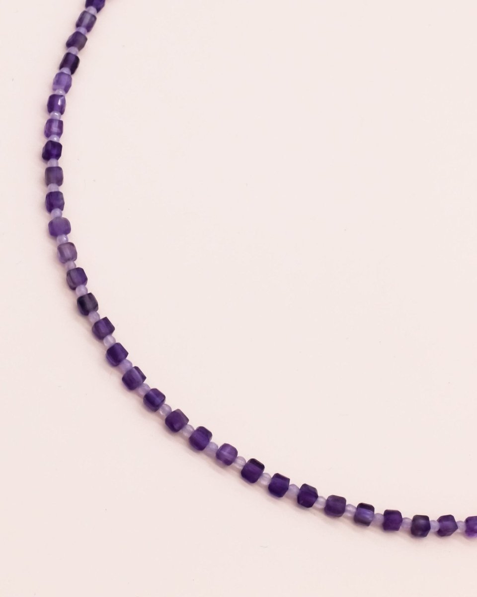 Studio Toto Nono - PURPLEOVER Necklace - ROSA ECK - Silber, ,