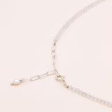 Studio Toto Nono - ROCK CRYSTAL Silver Necklace - ROSA ECK - Silber, ,