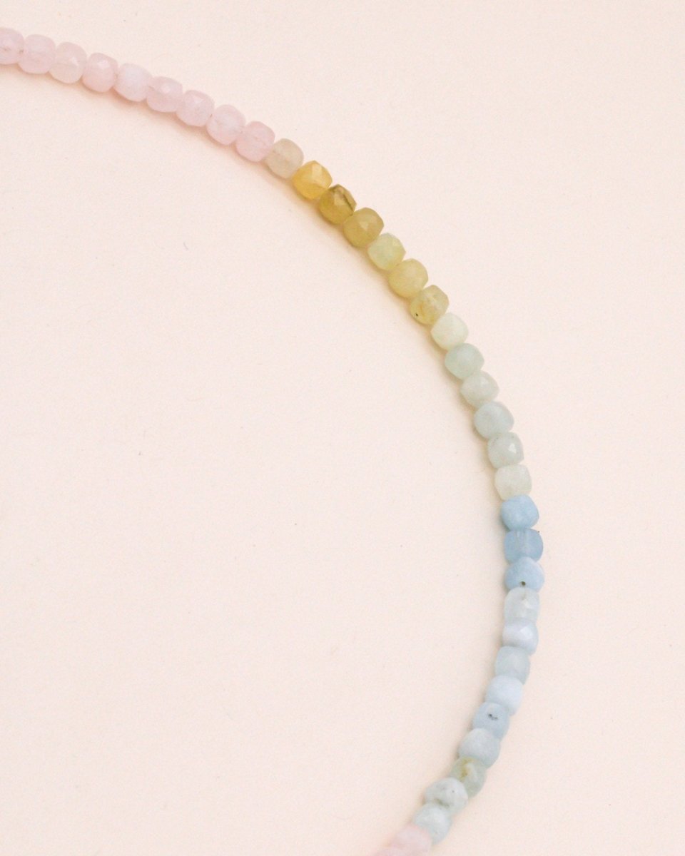 Studio Toto Nono - SHADES OF BERYLL Necklace - ROSA ECK - Gold, ,