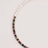 Studio Toto Nono - TURMALIN PEARL Necklace - ROSA ECK - Gold, ,
