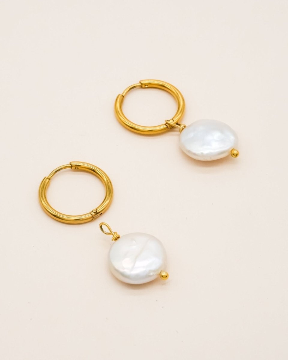 Studio Toto Nono - VIVI Hoops - ROSA ECK - Gold, ,