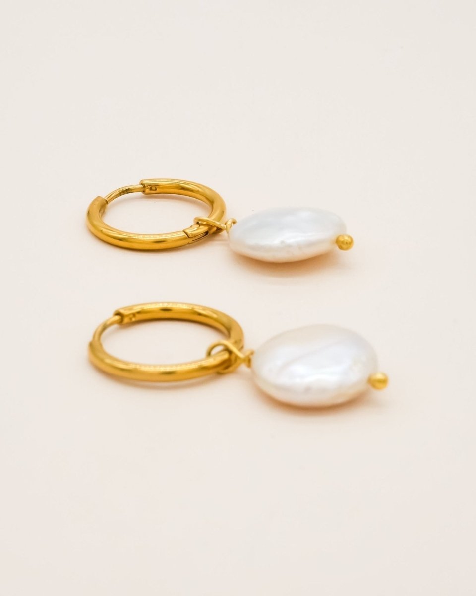Studio Toto Nono - VIVI Hoops - ROSA ECK - Gold, ,