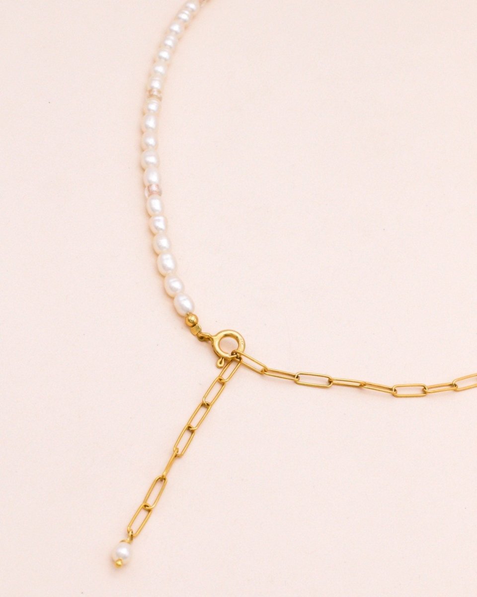 Studio Toto Nono - YIN YANG GOLD Necklace - ROSA ECK - Gold, ,