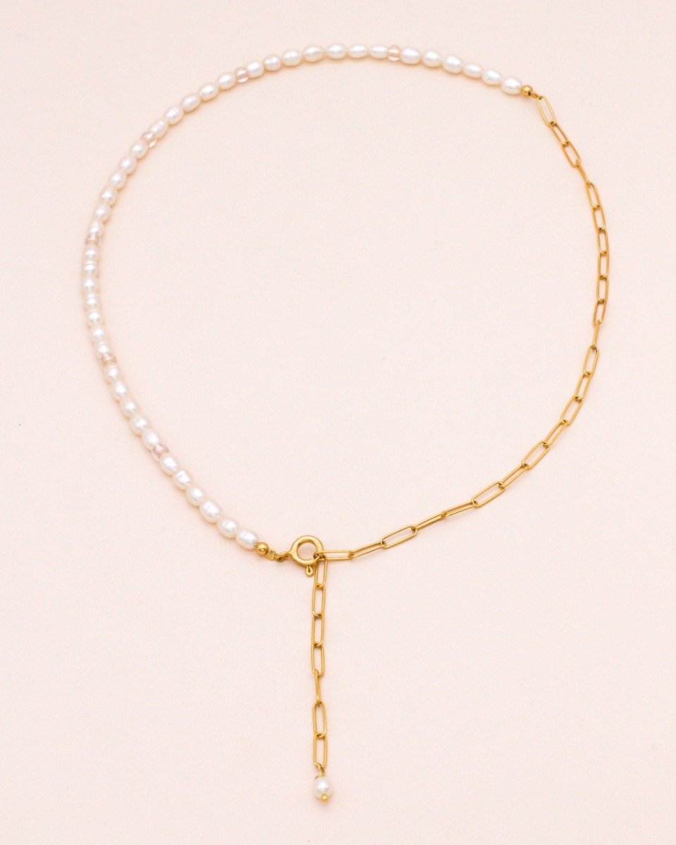 Studio Toto Nono - YIN YANG GOLD Necklace - ROSA ECK - Gold, ,