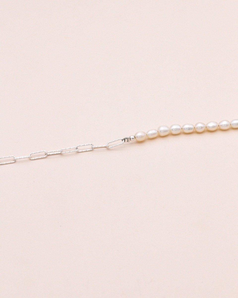 Studio Toto Nono - YIN YANG SILVER Bracelet - ROSA ECK - Silber, ,