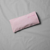 SUITE702 - Gestreiftes Augenkissen • Pink - Ecru - Eye Pillow - ROSA ECK