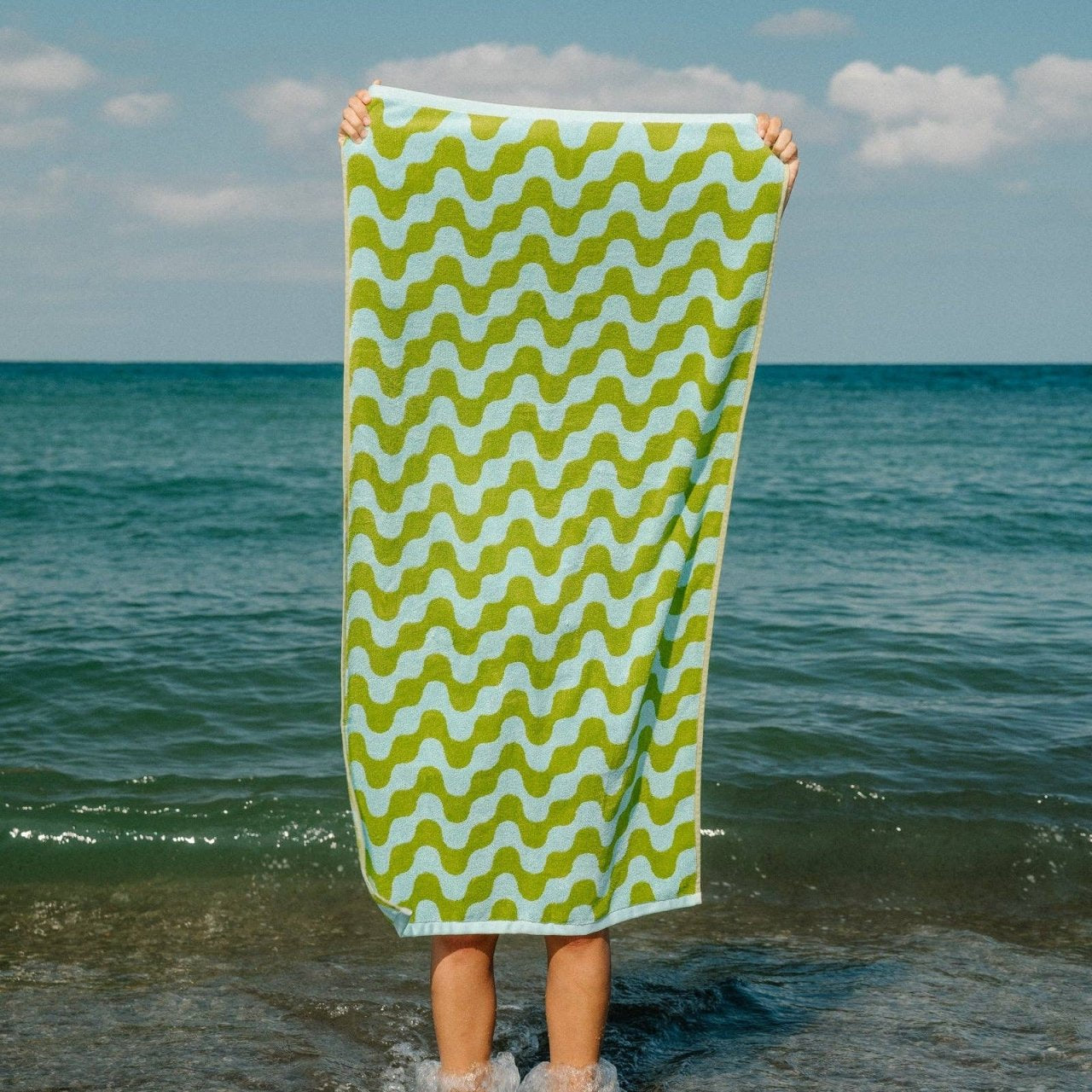 Tarta Gelatina - ALGAE Großes Badetuch - Handtuch - ROSA ECK Concept Store