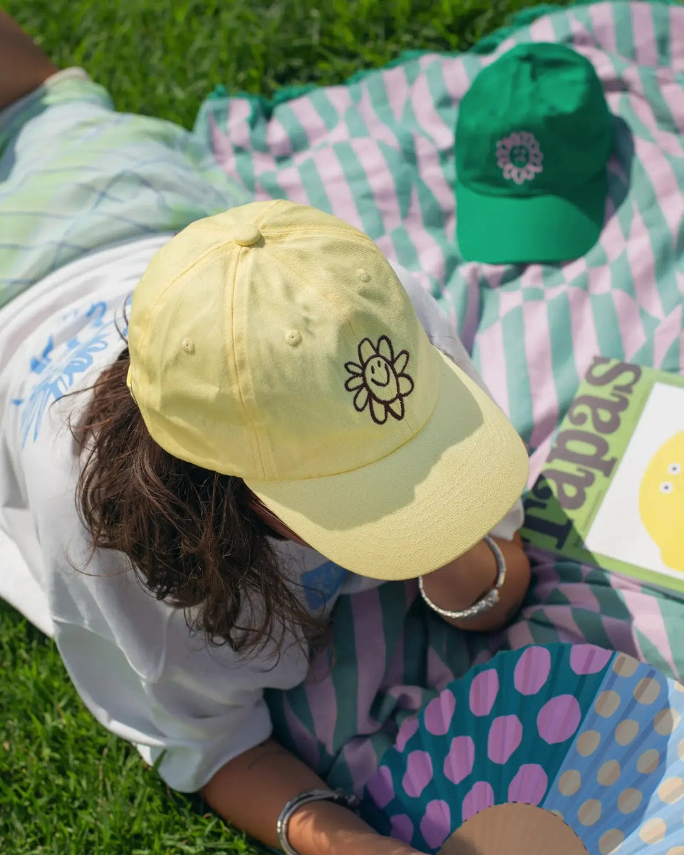 Tarta Gelatina - SILLY FLOWER CAP • Buttergelb - Cap - ROSA ECK Concept Store