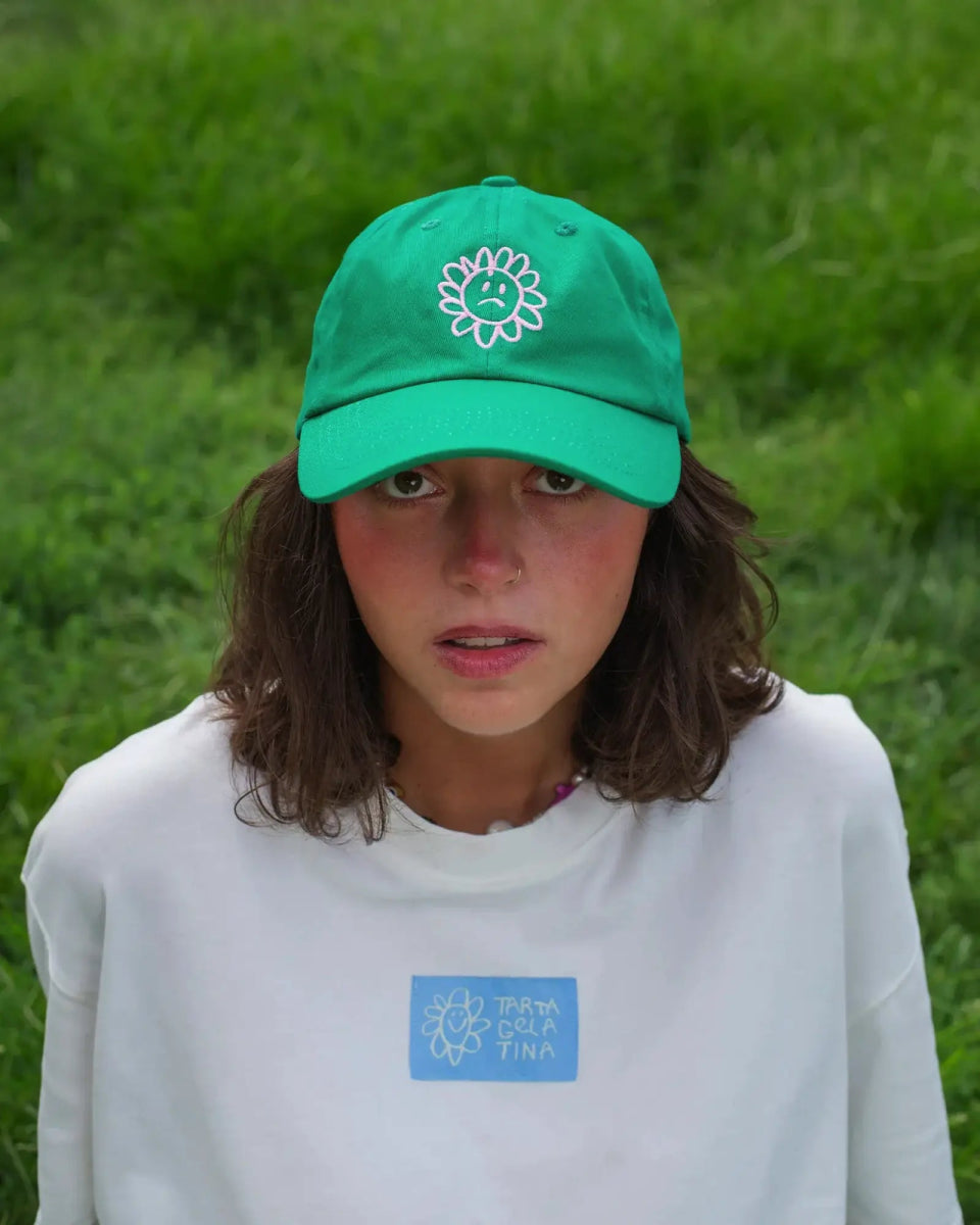 Tarta Gelatina - SILLY FLOWER CAP • Grasgrün - Cap - ROSA ECK Concept Store
