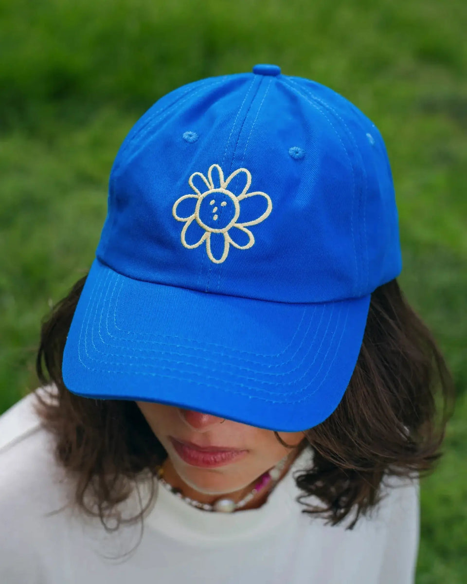 Tarta Gelatina - SILLY FLOWER CAP • Kobaltblau - Cap - ROSA ECK Concept Store