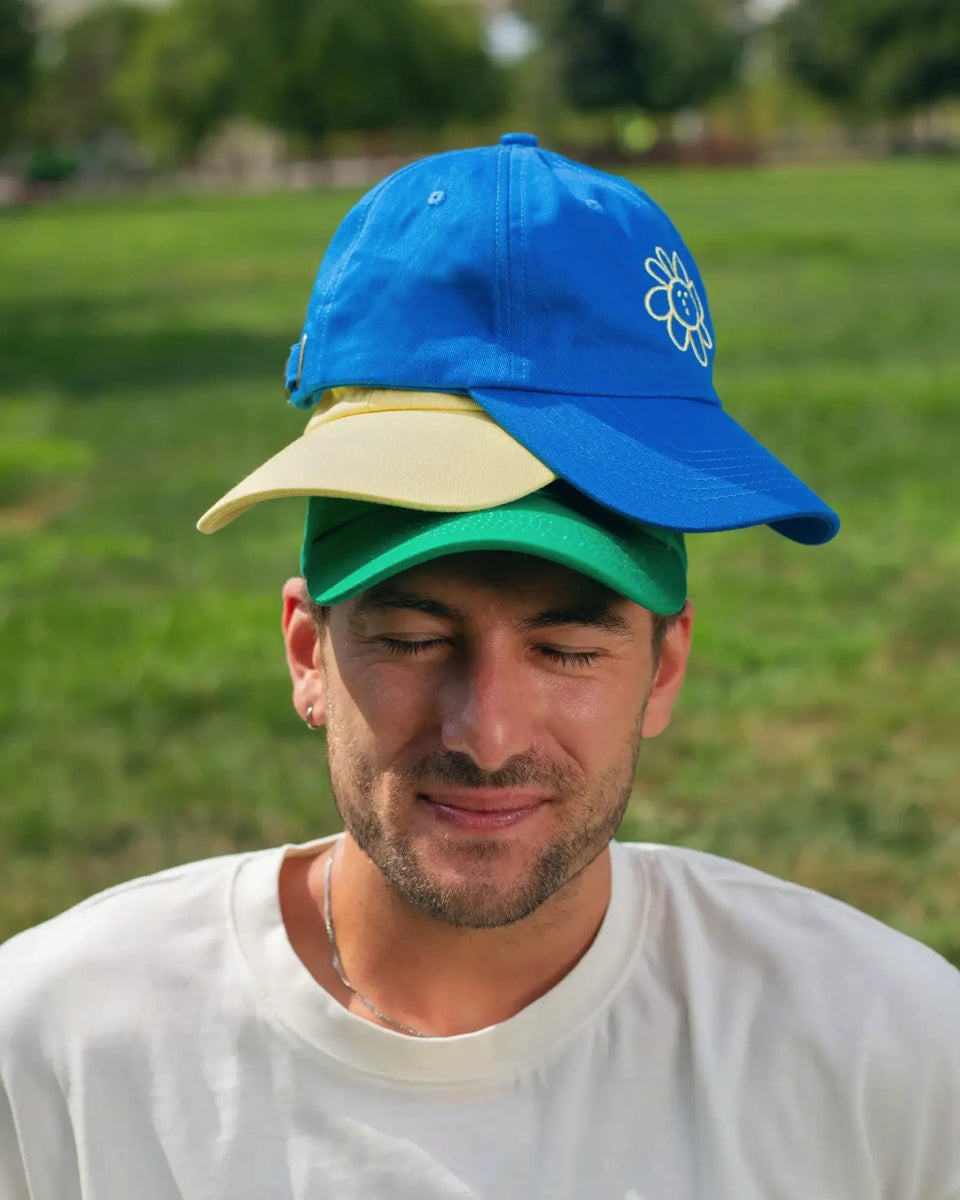Tarta Gelatina - SILLY FLOWER CAP • Kobaltblau - Cap - ROSA ECK Concept Store