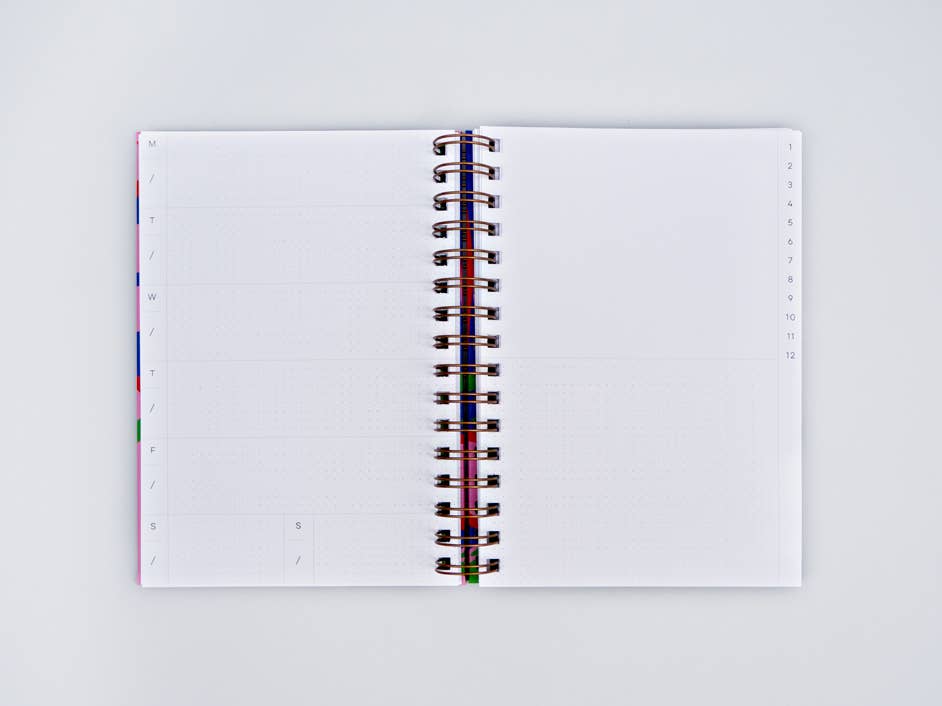 The Completist - CAPRI Wochenplaner (undatiert) - ROSA ECK - , ,